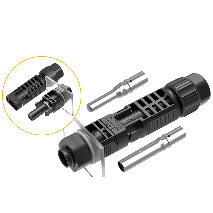 EW PV4 Series 35A Photovoltaic Connector for Solar Panel Wire to Board Manual Unlock