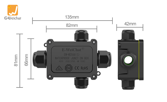 Junction Box Cable Connector IP68