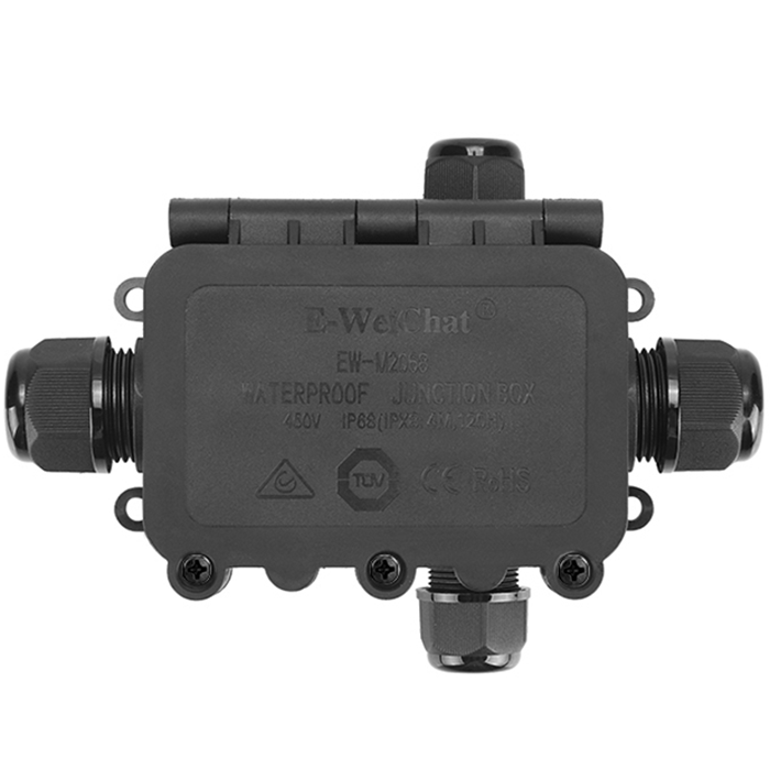 2068-4TB Straight Through Waterproof 4 Way IP68 Junction Box