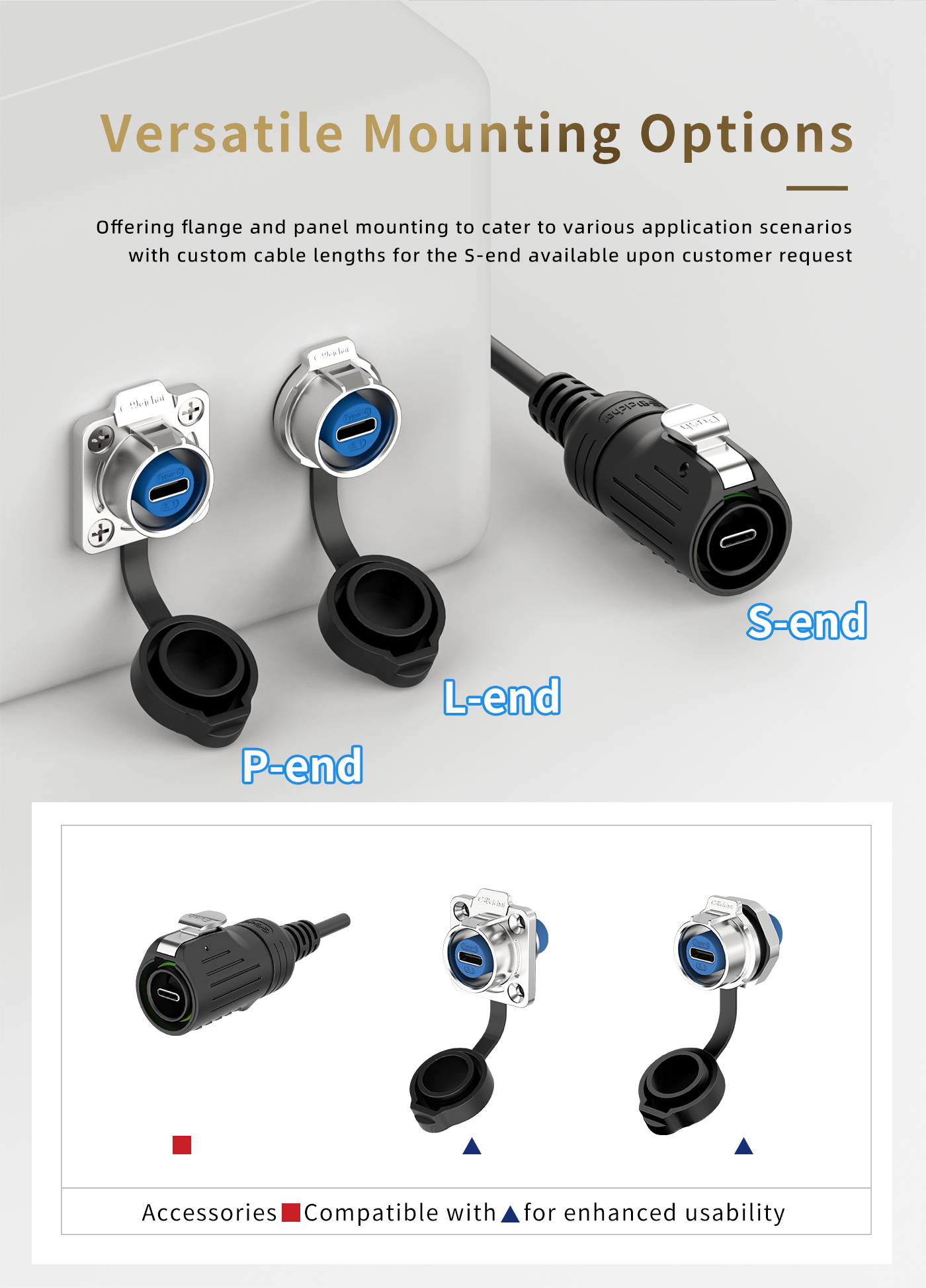 Waterproof Type C Connector 