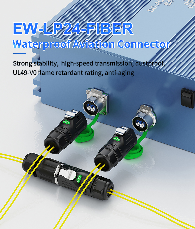 LP24 Fiber Optic Waterproof Connector