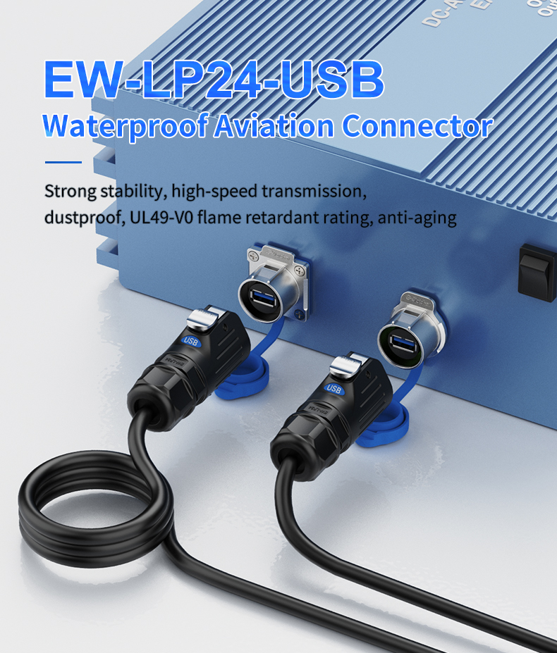 Waterproof USB Connectors